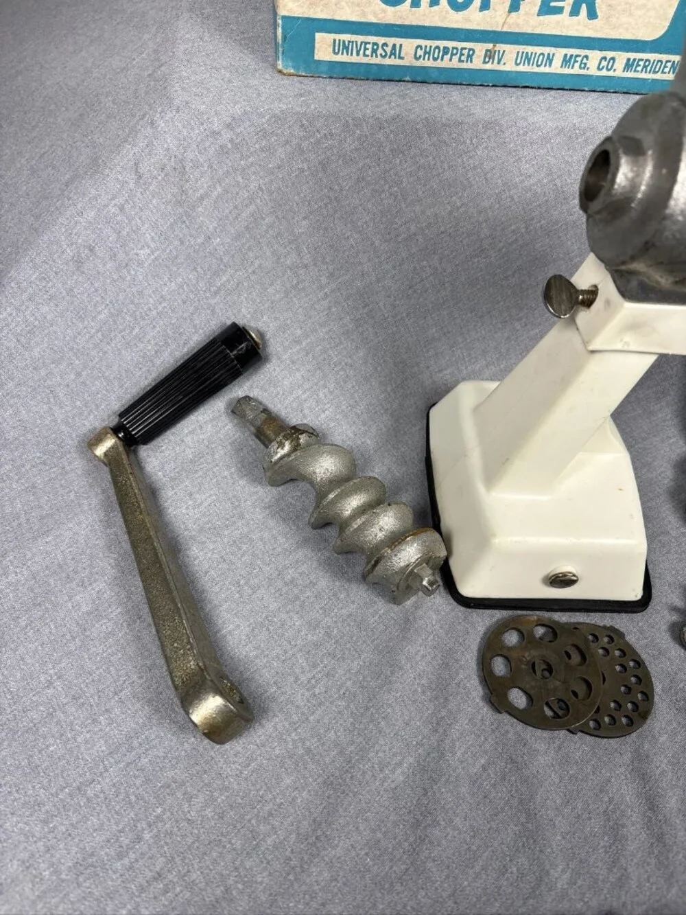 Vintage Universal Suction Base Food and Meat Chopper No 400 Including Packaging